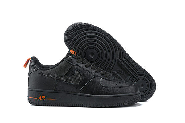 Men's Air Force 1 Black Shoes 084 Men's Air Force 1 Black Shoes 084
